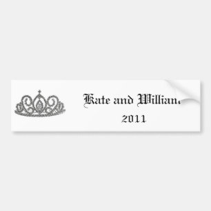 Adesivo Para Carro Casamento Real/Kate & William