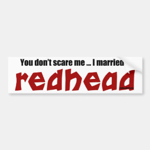 Adesivo Para Carro Casou um Redhead