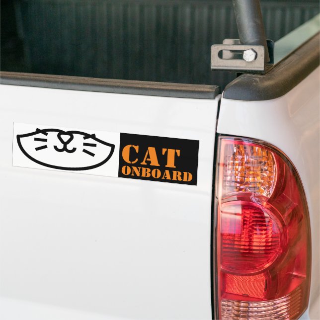Adesivo Para Carro cat car sticker (No caminhão)