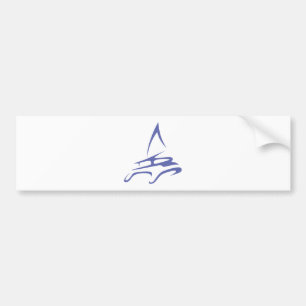 Adesivo Para Carro Catamarã no estilo do desenho da abanada