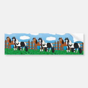 Adesivo Para Carro Cavalo dos desenhos animados