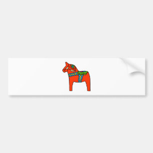 Adesivo Para Carro Cavalo vermelho de Dala
