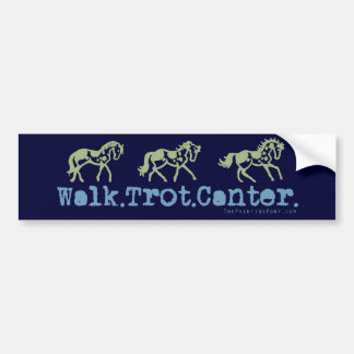 Adesivo Para Carro Cavalos de Trot Canter Walk