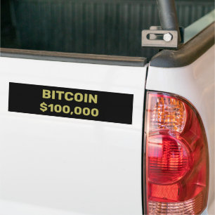Adesivo Para Carro Celebração de Bitmoeda 100000