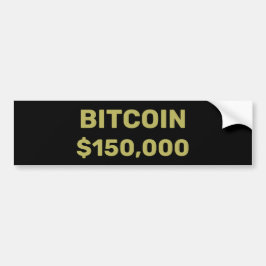 Adesivo Para Carro Celebração do Bitcoin aos 150000