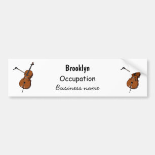 Adesivo Para Carro Cello cartoon illustration