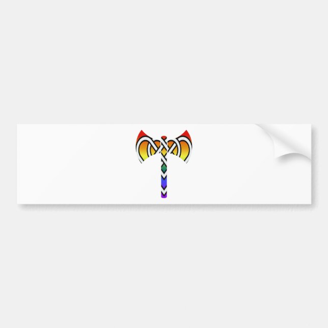 Adesivo Para Carro Céltico Labrys (Frente)