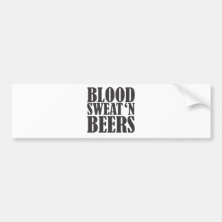 Adesivo Para Carro cervejas do suor n do sangue