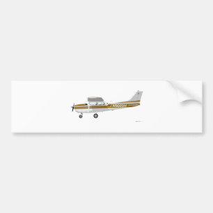 Adesivo Para Carro Cessna 172 Skyhawk Brown