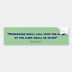 Adesivo Para Carro Chamada de Deus Bumper Sticker