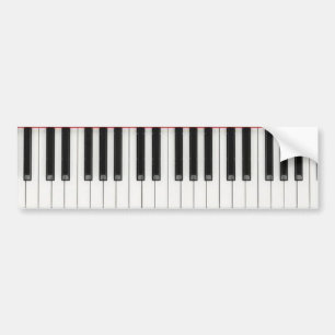 Adesivo Para Carro Chaves de teclado do piano