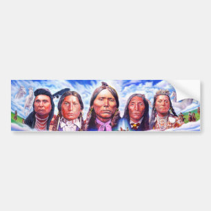 Adesivo Para Carro chefes indianos do nativo americano