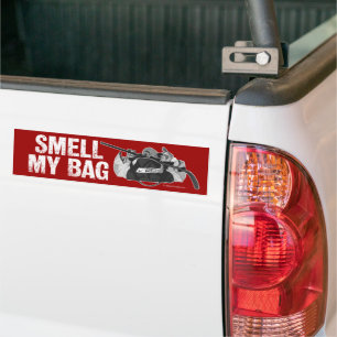 Adesivo Para Carro Cheire o meu bastão (mancha de hóquei)