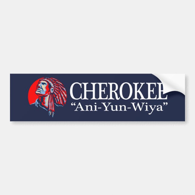 Adesivo Para Carro Cherokee (Aniyunwiya) (Frente)