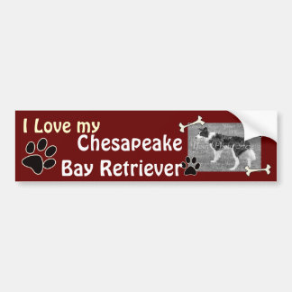 Adesivo Para Carro Chesapeake Bay Retriever Bumper Sticker