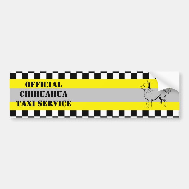 Adesivo Para Carro Chihuahua (Frente)