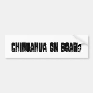 Adesivo Para Carro Chihuahua a bordo