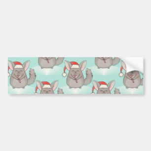 Adesivo Para Carro chinchillas de natal