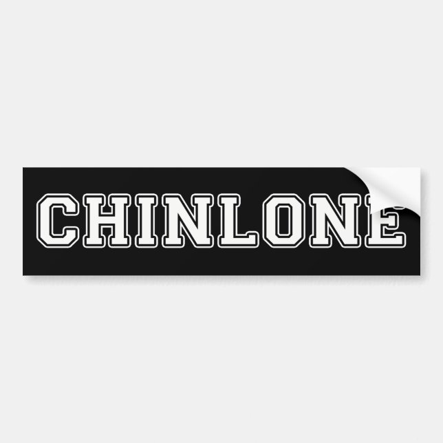 Adesivo Para Carro Chinlone (Frente)