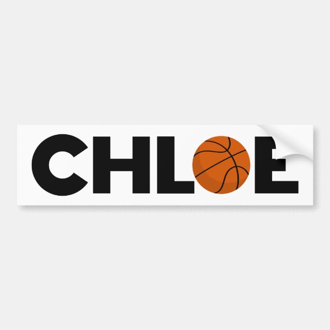 Adesivo Para Carro Chloe Basball (Frente)