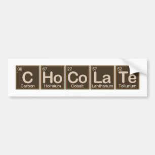 Adesivo Para Carro Chocolate feito dos elementos