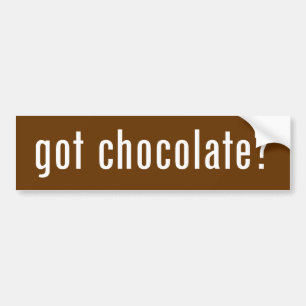 Adesivo Para Carro chocolate obtido?