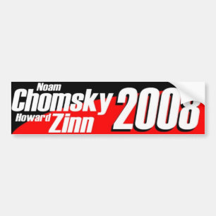 Adesivo Para Carro Chomsky \ Zinn 2008