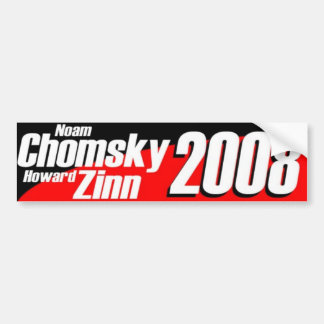 Adesivo Para Carro Chomsky \ Zinn 2008
