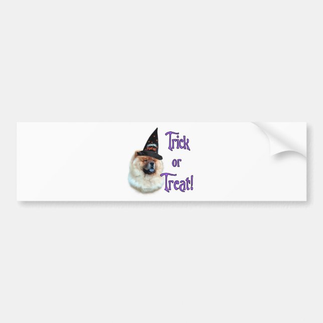 Adesivo Para Carro Chow Chow Trick (Frente)