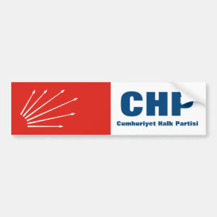 Adesivo Para Carro CHP do Partido Republicano Turco