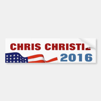 Adesivo Para Carro Chris Christie 2016