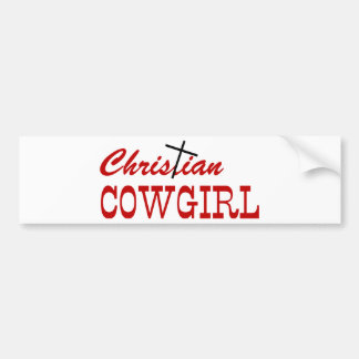Adesivo Para Carro Christian Cowgirl