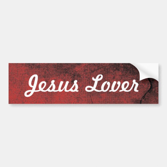 Adesivo Para Carro Christian Jesus Lover (Frente)