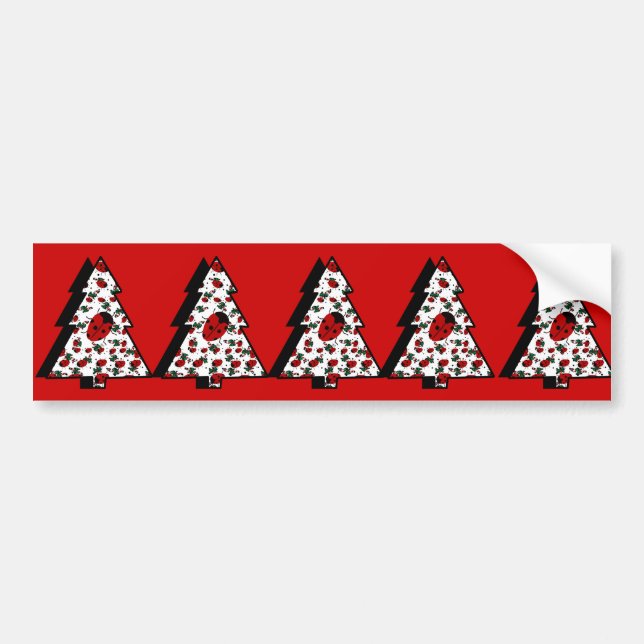 ADESIVO PARA CARRO CHRISTMAS LADYBUGS (Frente)