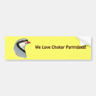 Adesivo Para Carro Chukar: Cabeça de Partridge