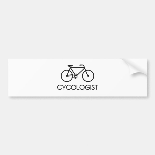 Adesivo Para Carro Ciclo do ciclismo de Cycologist (Frente)