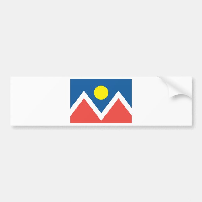 Adesivo Para Carro Cidade de Denver (Frente)