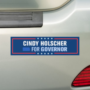 Adesivo Para Carro Cindy Holscher para Governadora do Kansas