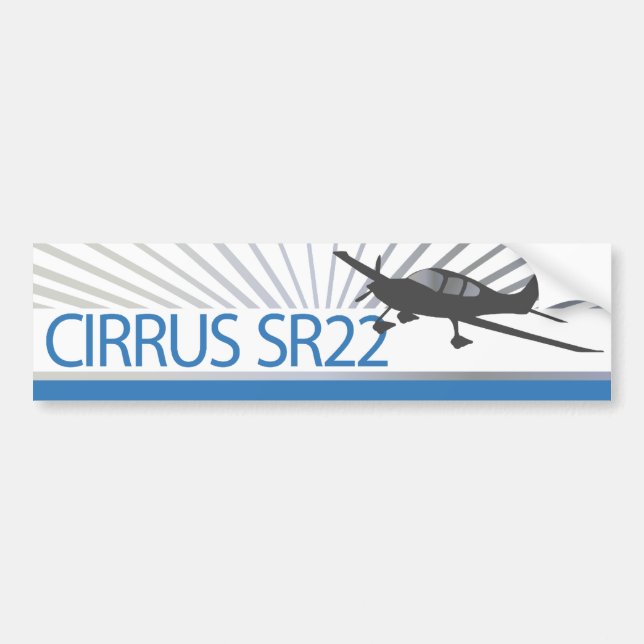 Adesivo Para Carro Cirro SR22 (Frente)