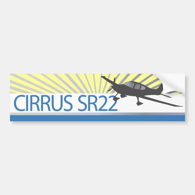Adesivo Para Carro Cirro SR22 (Frente)