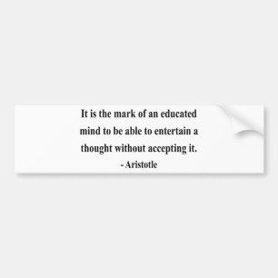 Adesivo Para Carro Citações 1a de Aristotle