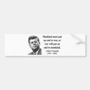 Adesivo Para Carro Citações 1b de JFK