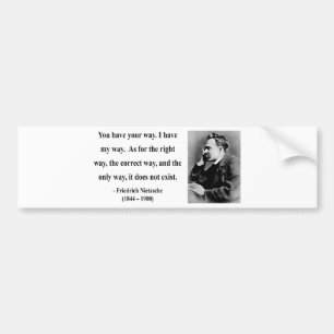 Adesivo Para Carro Citações 1b de Nietzsche