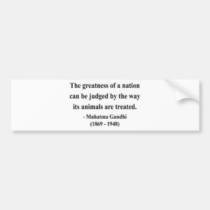 Adesivo Para Carro Citações 2a de Gandhi
