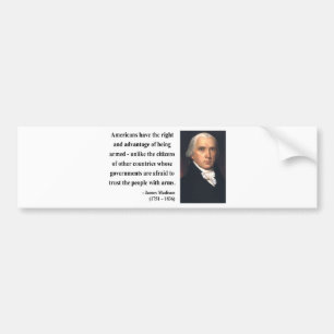Adesivo Para Carro Citações 4b de James Madison