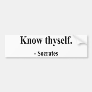 Adesivo Para Carro Citações 5a de Socrates