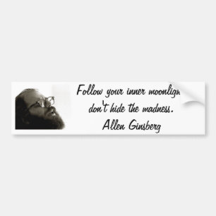 Adesivo Para Carro citações de Allen ginsberg