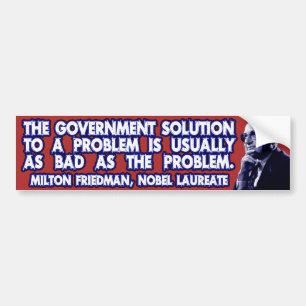Adesivo Para Carro Citações de Milton Friedman em soluções do gov