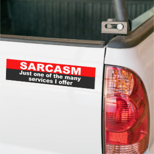 Adesivo Para Carro Citações sarcásticas engraçadas para o carro
