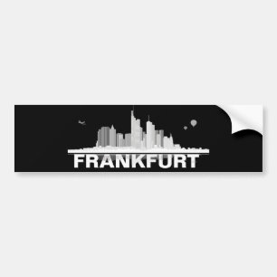 Adesivo Para Carro City de Frankfurt Skyline autocolante de